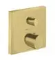 AXOR-HG-AXOR-Starck-Organic-Thermostat-Unterputz-mit-Ab-und-Umstellventil-Brushed-Brass-12716950 gallery number 1